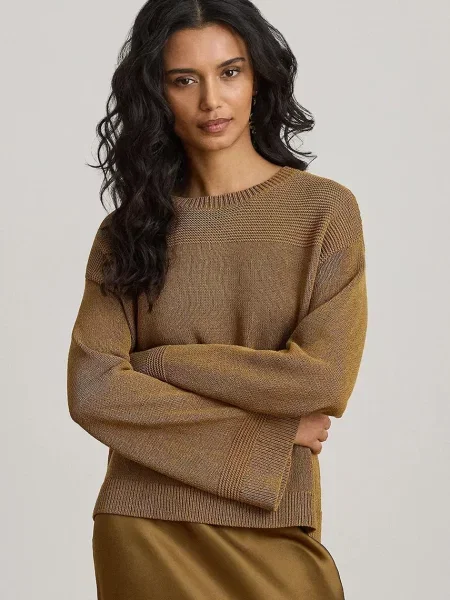 Lauren Ralph Lauren pulover pentru femei cu maro
