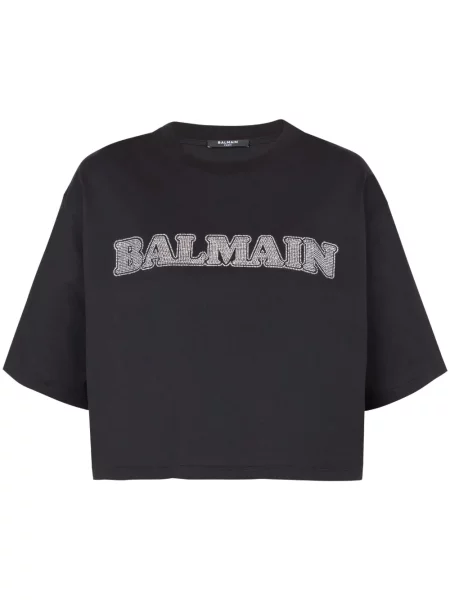 Cropp tricou Balmain negru