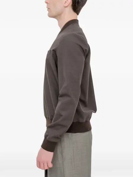 Majica Mm6 Maison Margiela s V-izrezom smeđa