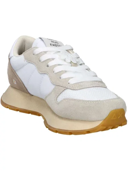 Pantofi Sun68 alb