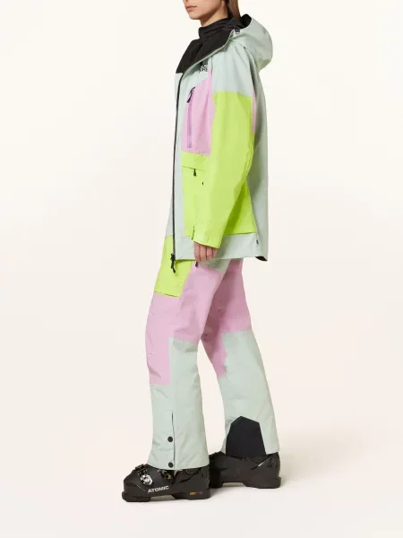 Picture Spodnie Narciarskie Elwy blau zielone