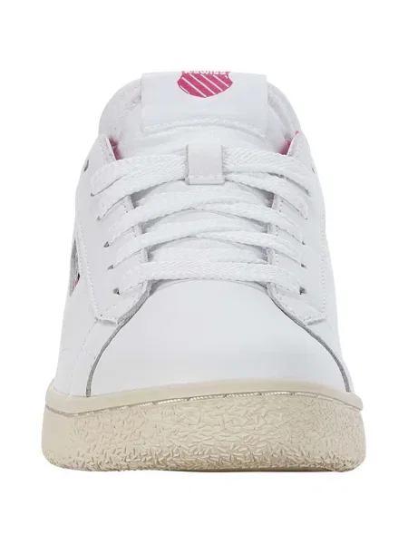 Kožené sneakers boty K-Swiss SLAMMKLUB CC bílá