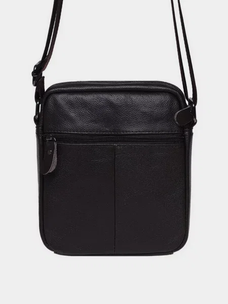 Кожаная сумка кросс-боди Borsa Leather коричневая
