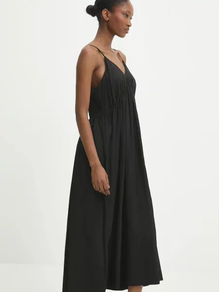 Сукня Answear Lab midi розкльошена чорний