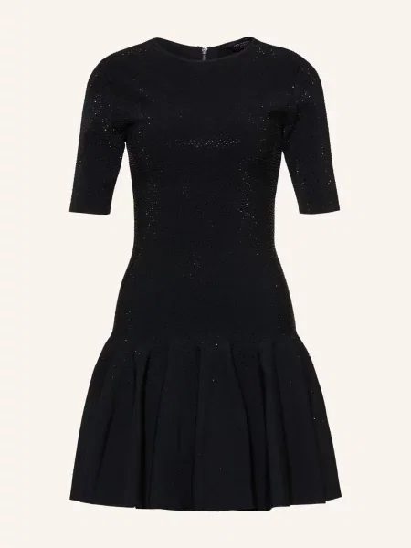 Ted Baker Sukienka Koktajlowa Stellea Z Kamieniami Ozdobnymi schwarz czarna