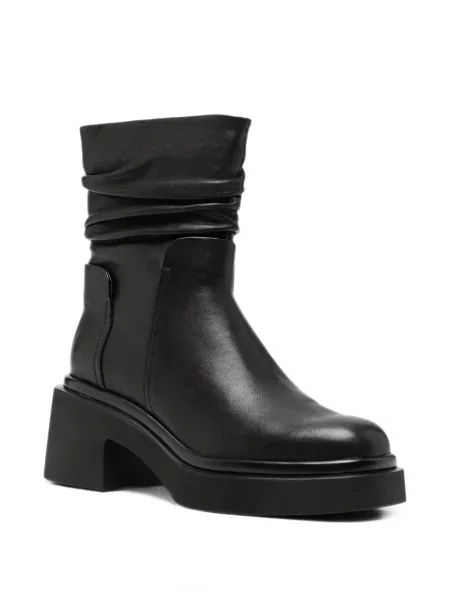 Botine Bruno Premi cu platformă cu volane negru