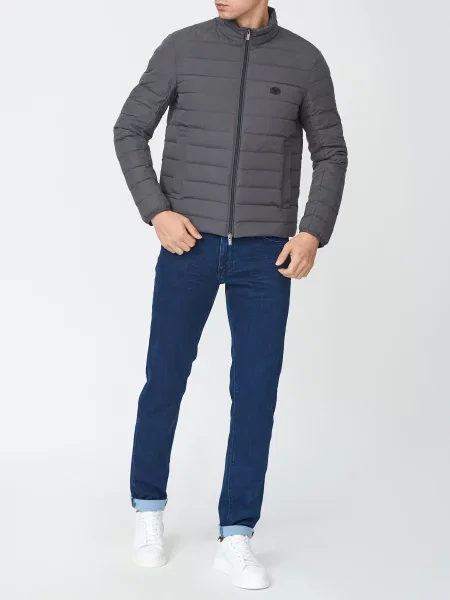 Пуховик Emporio Armani сірий