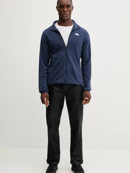 Pánska fleecová mikina The North Face Glacier Fleece summit navy námorníctvo