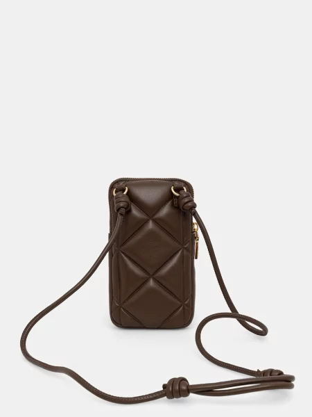 LOVE MOSCHINO Torebka na telefon brązowy