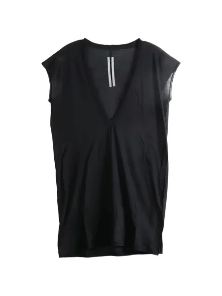 Tricou Rick Owens cu decolteu în V negru