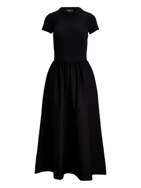 Szerokie polo Polo Ralph Lauren z przetarciami w paski czarne