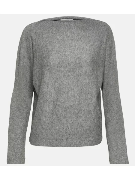 Pulover Vince din jerseu gri
