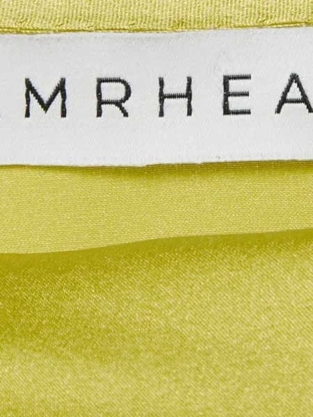 Rochie Rhea drapată de costum verde