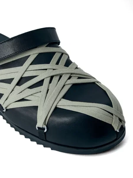 Bačkory Rick Owens na ramínka černé