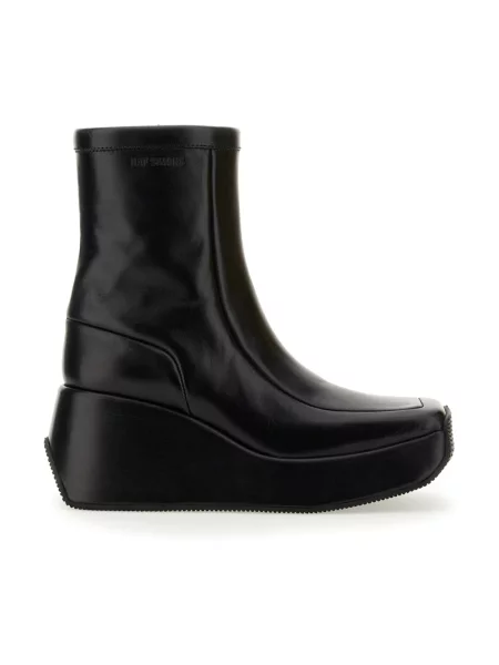 Botki Raf Simons skórzane czarne