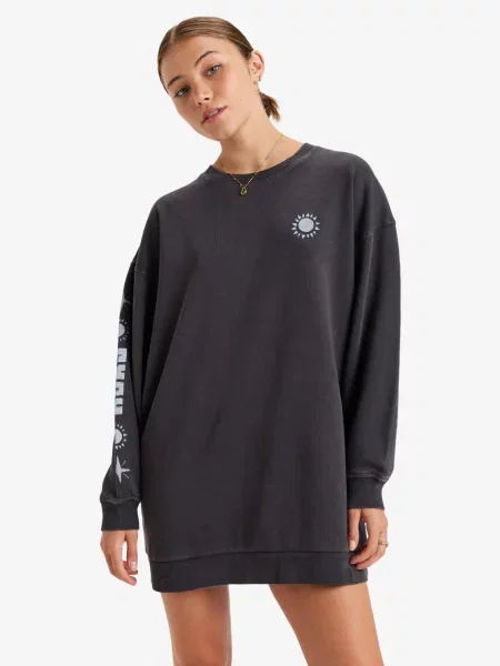 Sukienka Roxy garniturowa szara