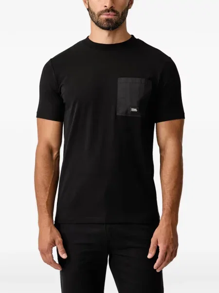 Tricou Karl Lagerfeld cu autograf negru