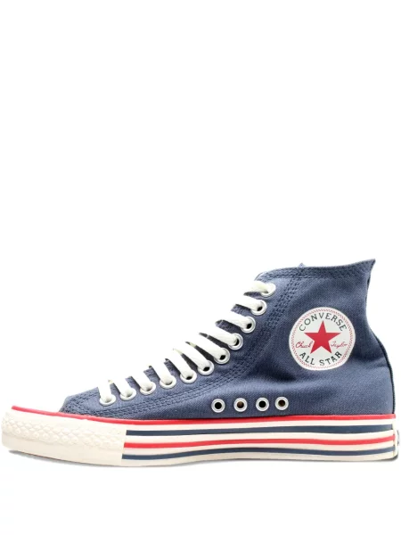Sneakerși Converse cu imagine cu dungi roșu