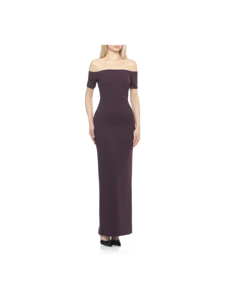 Sukienka maxi Solace London fioletowa