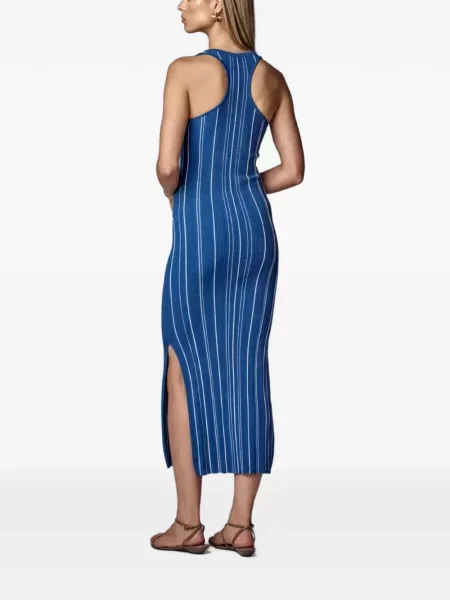 Rochie Hevron tricotate albastru