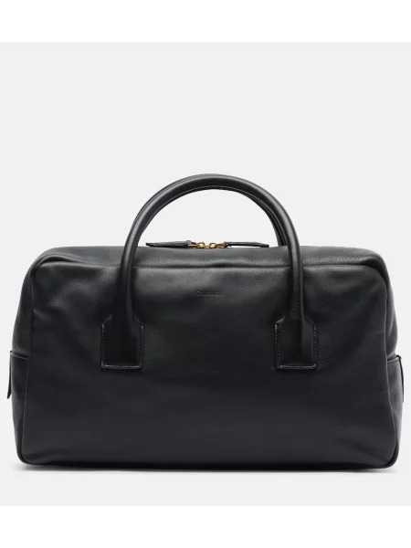 Geanta de piele Calvin Klein din piele negru