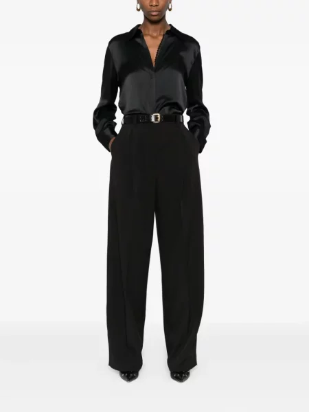 Pantaloni Thelatest plisate negru