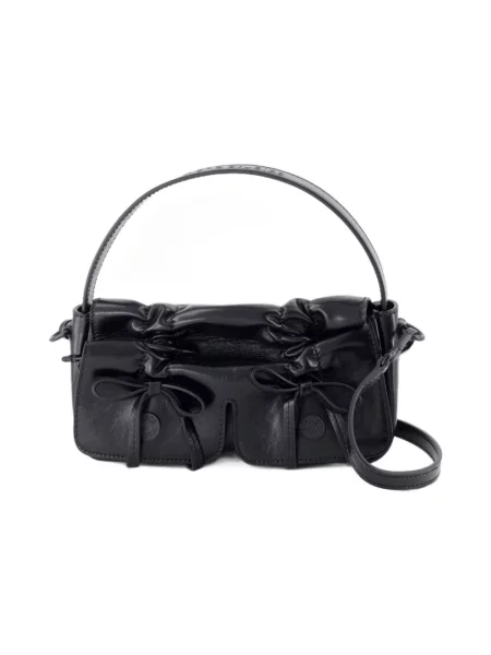 Torebka crossbody Acne Studios skórzana czarna