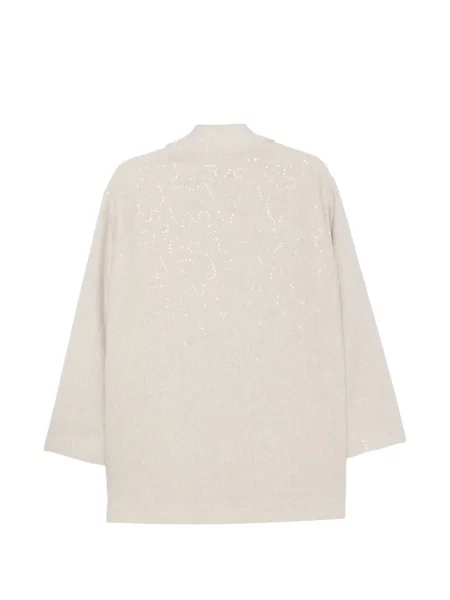 Sacou Manuel Ritz cu paiete cu model herringbone