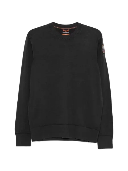 Оребрен суичър без качулка Parajumpers сиво