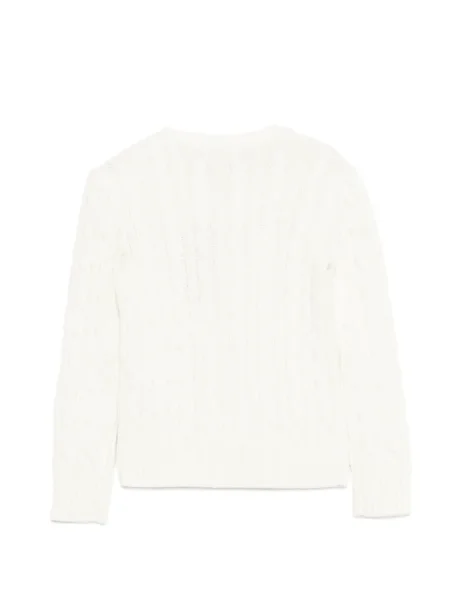 Sweter dziecięcy Polo Ralph Lauren biały