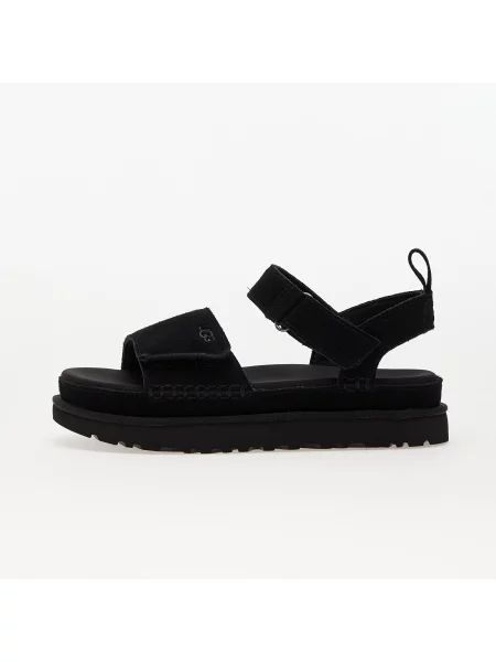 Semišové tenisky Ugg na platformě černé