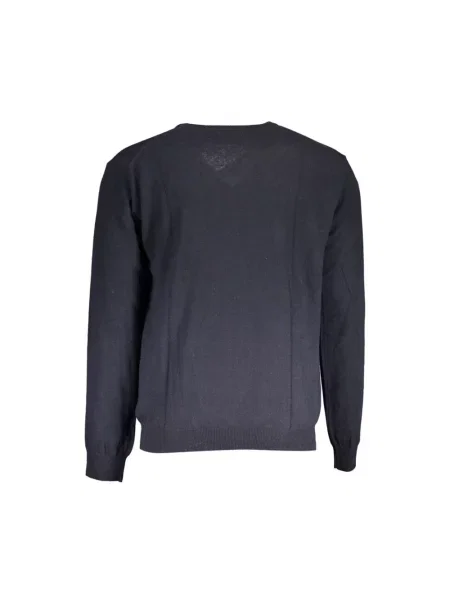 Sweter La Martina elegancki niebieski