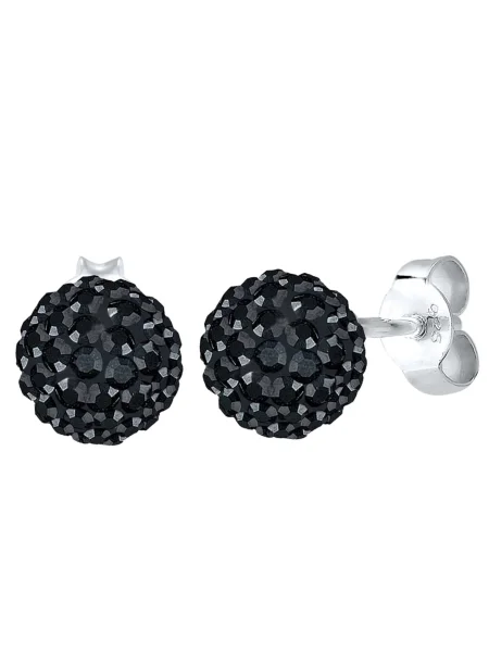 ELLI Uhani / srebrna črna