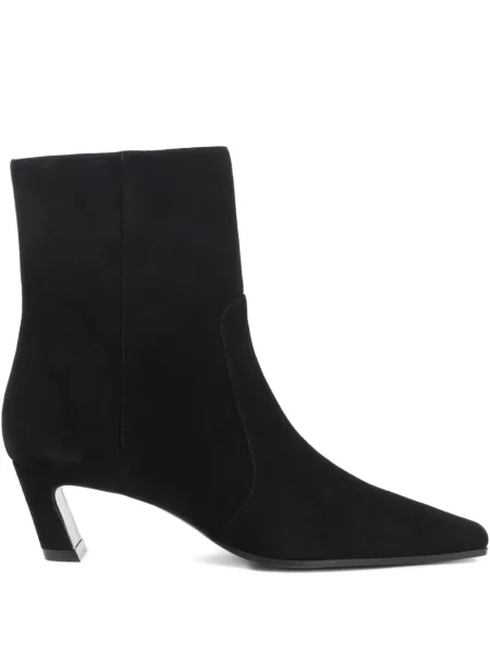 Botine Stuart Weitzman din piele de căprioară negru