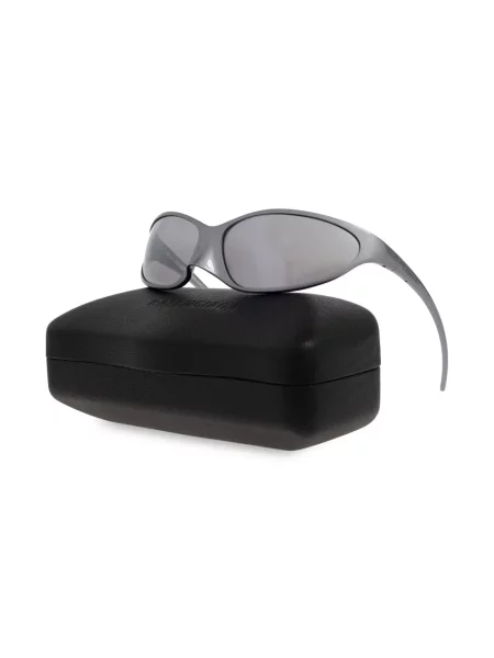 Veidrodinis saulės akiniai Balenciaga Eyewear pilka
