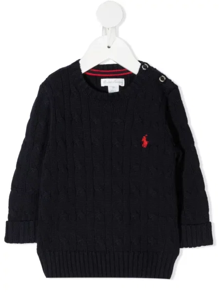 Koszulka polo dziecięca Polo Ralph Lauren niebieska