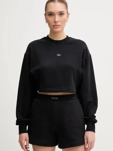 Calvin Klein Jeans hanorac de negru