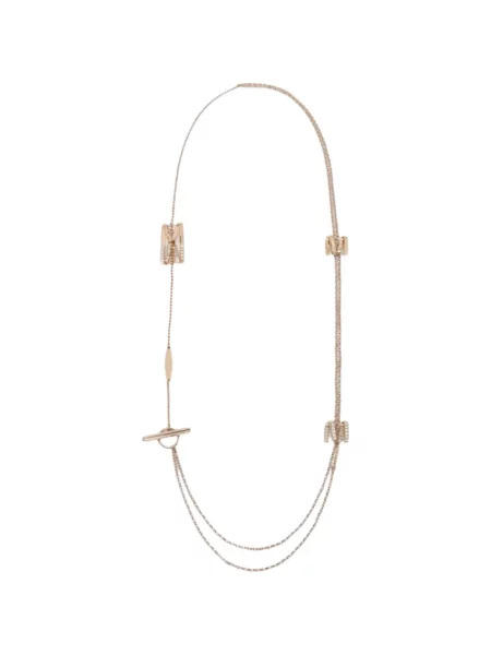 Colier Max Mara cu autograf roz