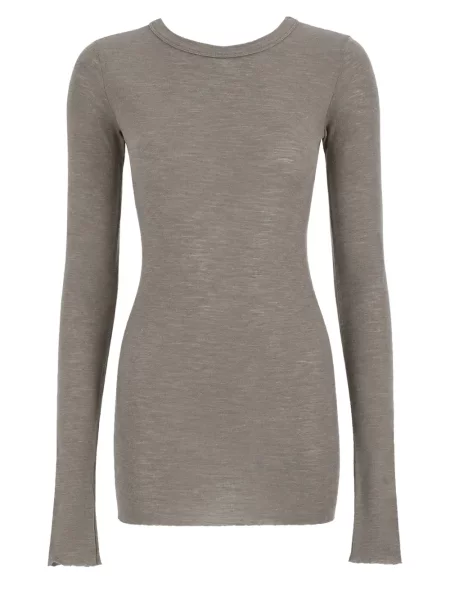 Lung tricou Rick Owens gri