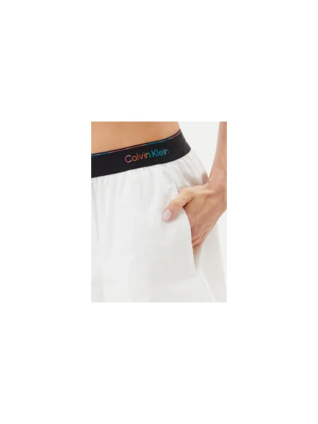 Calvin Klein Underwear Rövid pizsama nadrág Relaxed Fit fehér