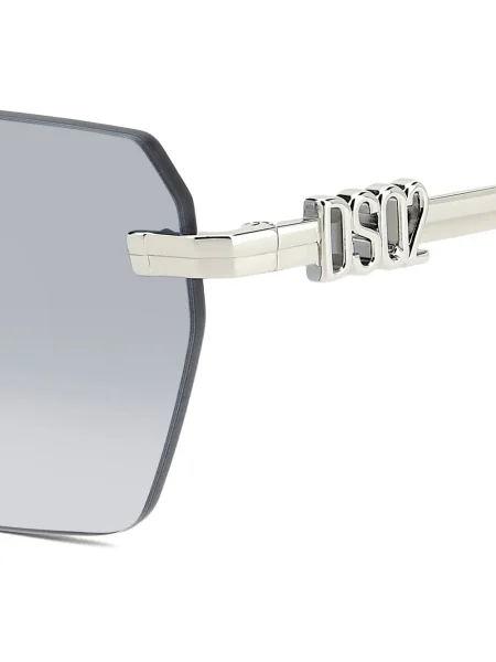 Ochelari de soare Dsquared2 Eyewear cu imprimeu geometric argintiu