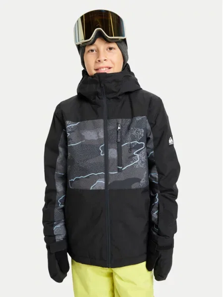 Quiksilver Kurtka snowboardowa Side Hit czarny