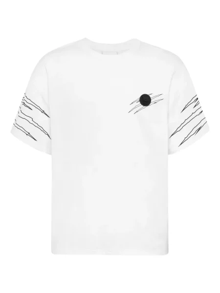 Tricou Plein Sport cu decolteu rotund alb