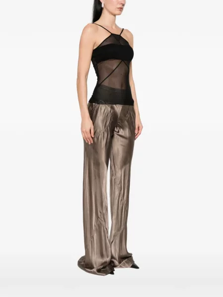 Przezroczysty top Rick Owens czarny