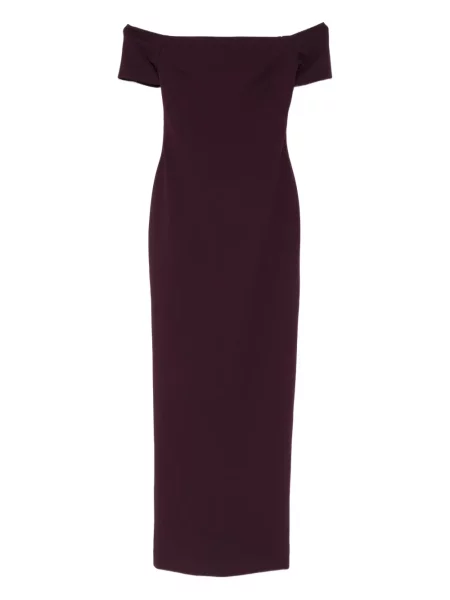 Rochie maxi Solace London de costum violet