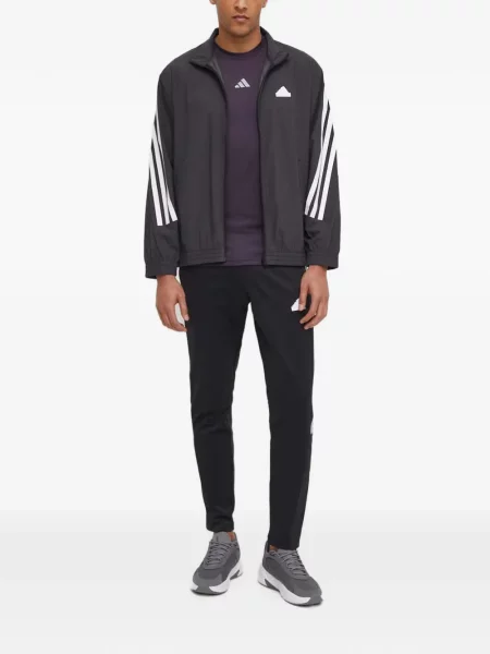 Csíkos tornaterem rövidnadrág Adidas nyomtatás kék
