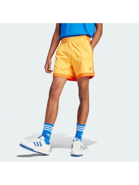 Adidas Szorty sportowe Mock Eyelet żółty