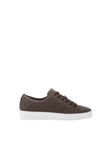 Sneakersy Michael Kors z logo brązowe