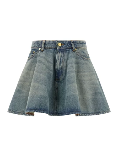 Spódnica Ganni niebieska