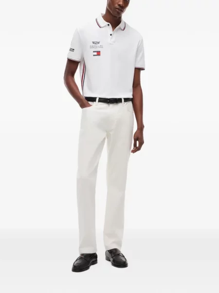 Tricou polo Tommy Hilfiger alb